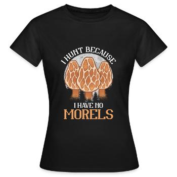 Pilzsammler - Frauen T-Shirt - Schwarz - Vorne - AI Model Female 172 dark (172cm)