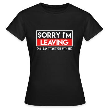 Verabschiedung Kollege letzter Arbeitstag - Frauen T-Shirt - Schwarz - Vorne - AI Model Female 172 dark (172cm)