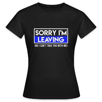 Verabschiedung Kollege letzter Arbeitstag - Frauen T-Shirt - Schwarz - Vorne - AI Model Female 172 dark (172cm)