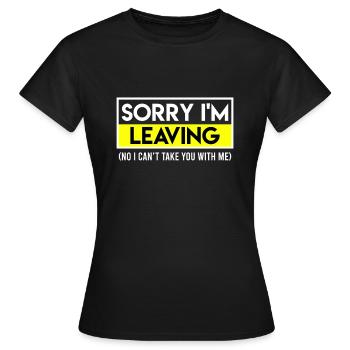 Verabschiedung Kollege letzter Arbeitstag - Frauen T-Shirt - Schwarz - Vorne - AI Model Female 172 dark (172cm)