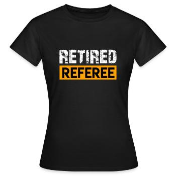 Arbitres retraités Arbitres retraités Arbitres - T-shirt Femme - noir - Devant - AI Model Female 172 dark (172cm)
