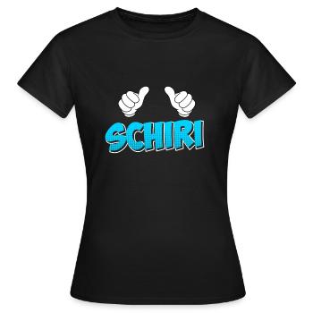 Schiri Schiedsrichter - Frauen T-Shirt - Schwarz - Vorne - AI Model Female 172 dark (172cm)