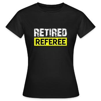Arbitres retraités Arbitres retraités Arbitres - T-shirt Femme - noir - Devant - AI Model Female 172 dark (172cm)