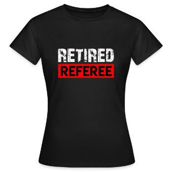 Arbitres retraités Arbitres retraités Arbitres - T-shirt Femme - noir - Devant - AI Model Female 172 dark (172cm)