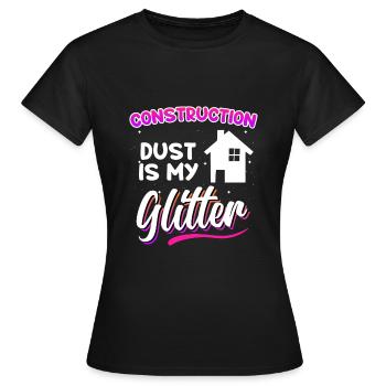Client Builder Baustaub Eigenheim - Women's T-Shirt - black - Front - AI Model Female 172 dark (172cm)