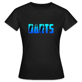 Fléchettes Fléchettes Flèches Fléchettes Accessoires Fléchettes Fléchettes - T-shirt Femme - noir - Devant - AI Model Female 172 dark (172cm)