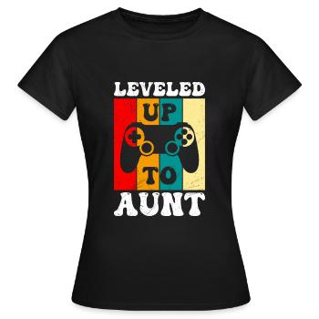 Promu tante Promu tante - T-shirt Femme - noir - Devant - AI Model Female 172 dark (172cm)