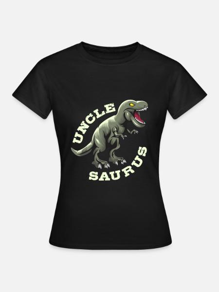 Onkel Saurus - Frauen T-Shirt - Schwarz