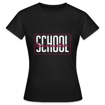 School accompaniment School counselling School companions - Women's T-Shirt - black - Front - AI Model Female 172 dark (172cm)