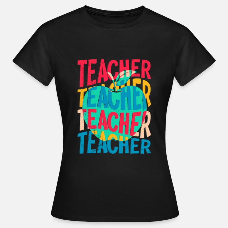 Lehrerin ich bin ein Lehrer - Frauen T-Shirt - Schwarz
