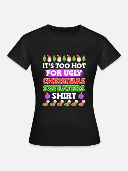 Ugly Christmas - Women's T-Shirt - black