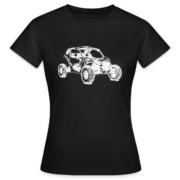 ATV Side by Side Offroad - Women's T-Shirt - black - Front - AI Model Female 172 dark (172cm)