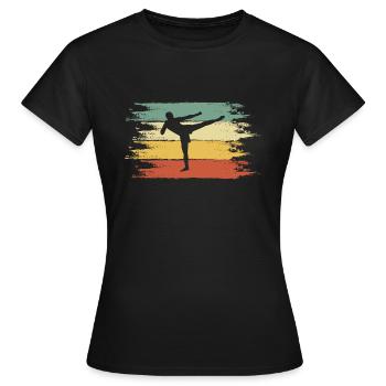 Kickboxer - T-shirt Femme - noir - Devant - AI Model Female 172 dark (172cm)