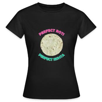 PARFAIT ROTI PARFAIT RISHTA - T-shirt Femme - noir - Devant - AI Model Female 172 dark (172cm)