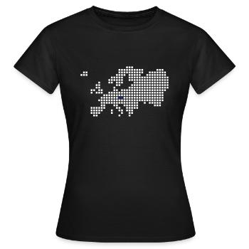 Czech Republic - Women's T-Shirt - black - Front - AI Model Female 172 dark (172cm)