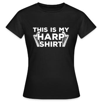 Harpes harpes - T-shirt Femme - noir - Devant - AI Model Female 172 dark (172cm)