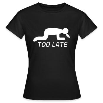 Alcool party chat cadeau pour les fêtards - T-shirt Femme - noir - Devant - AI Model Female 172 dark (172cm)