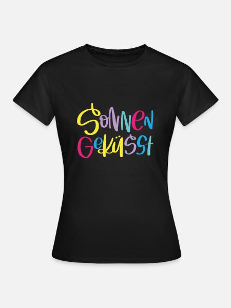 Sun kissed - Women's T-Shirt - black