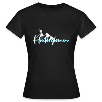 Saalbach Hinterglemm - T-shirt Femme - noir - Devant - AI Model Female 172 dark (172cm)