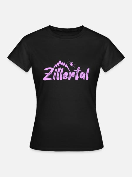 Zillertal - Frauen T-Shirt - Schwarz