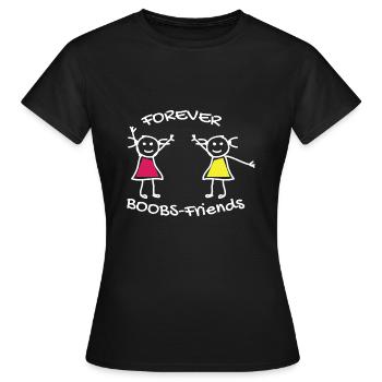 Lustiger Denglisch Spruch Denglisch Sprüche - Frauen T-Shirt - Schwarz - Vorne - AI Model Female 172 dark (172cm)