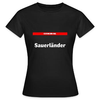 Sauerländer - Frauen T-Shirt - Schwarz - Vorne - AI Model Female 172 dark (172cm)