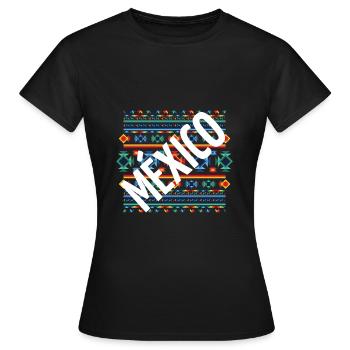 Mexique mignon et bien-aimé - T-shirt Femme - noir - Devant - AI Model Female 172 dark (172cm)