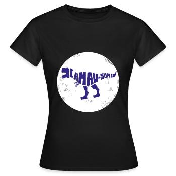 Dinosaure. Je suis un style génial. Animaux. Préhistoire - T-shirt Femme - noir - Devant - AI Model Female 172 dark (172cm)