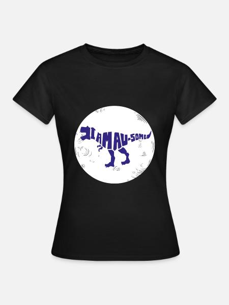 Dinosaurier. I am awesome style. Tiere. Urzeit - Frauen T-Shirt - Schwarz