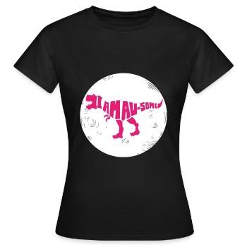 Dinosaure. Je suis un style génial. Animaux. Préhistoire - T-shirt Femme - noir - Devant - AI Model Female 172 dark (172cm)