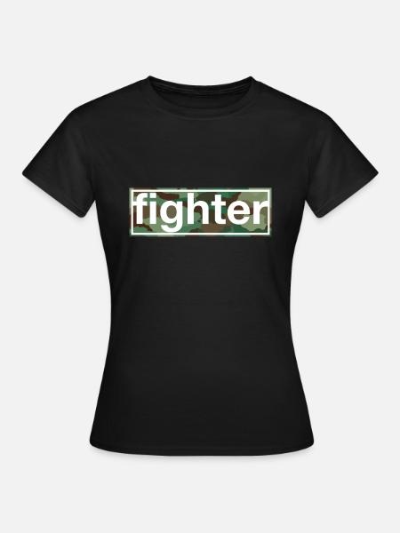 Kämpfer - Frauen T-Shirt - Schwarz