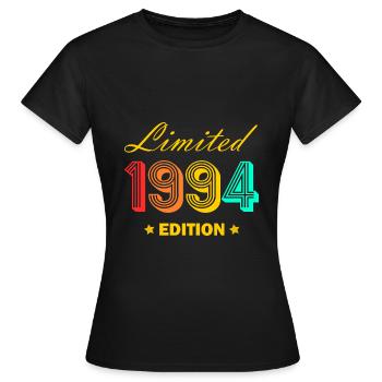 1994 Jahrgang 30. Geburtstag Geschenk 1994 geboren - Frauen T-Shirt - Schwarz - Vorne - AI Model Female 172 dark (172cm)