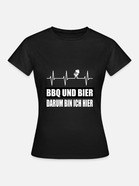BBQ - Frauen T-Shirt - Schwarz