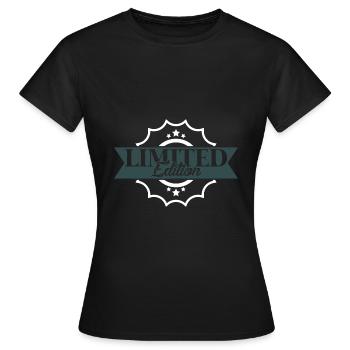 Limited Edition - T-shirt Femme - noir - Devant - AI Model Female 172 dark (172cm)