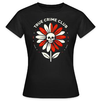 Skull Bloom Enigma - Women's T-Shirt - black - Front - AI Model Female 172 dark (172cm)