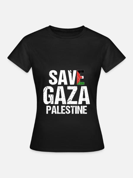 Save Gaza Liberté pour Palestine Palestine - T-shirt Femme - noir