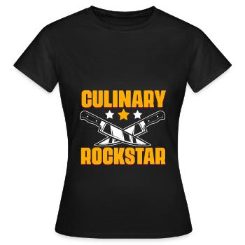 Culinary, fun, professional cooking - Women's T-Shirt - black - Front - AI Model Female 172 dark (172cm)