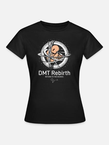 Psychedelische DMT-Reise - Frauen T-Shirt - Schwarz