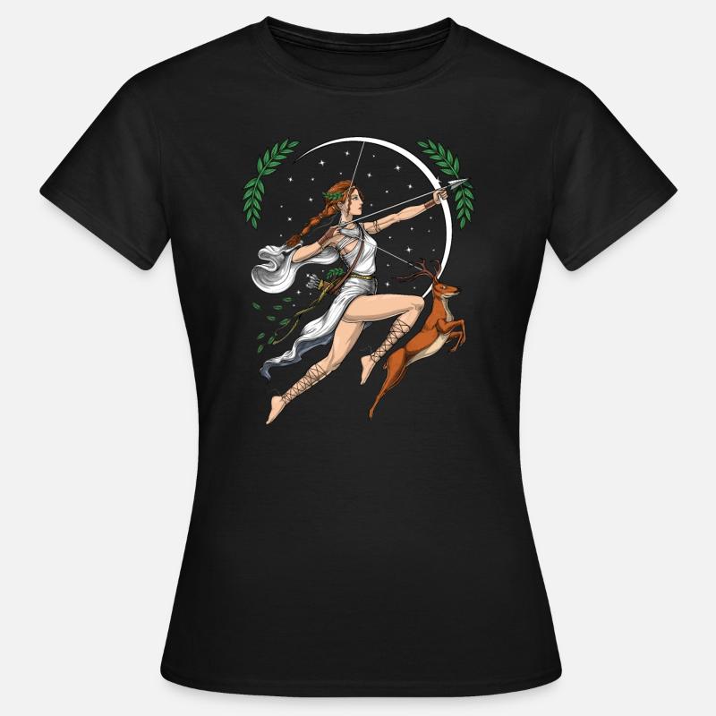 Artemis Goddess - Women's T-Shirt - black