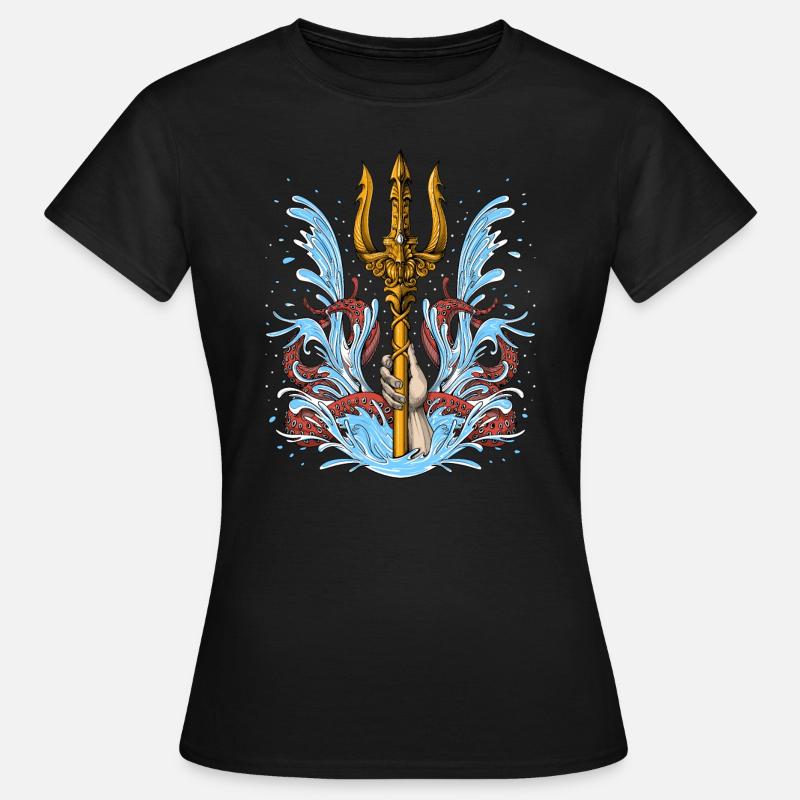 Poseidon Trident - Women's T-Shirt - black