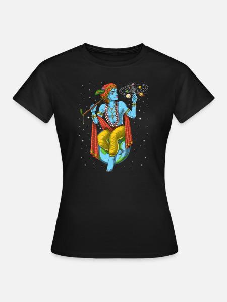 Hindu Lord Krishna - Women's T-Shirt - black