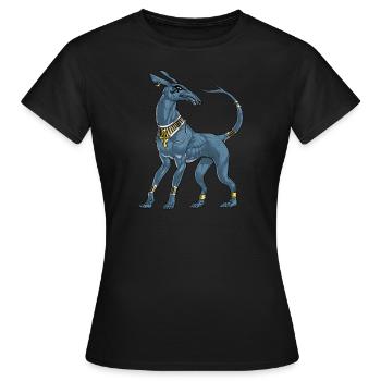 Ensemble de divinité de la mythologie égyptienne - T-shirt Femme - noir - Devant - AI Model Female 172 dark (172cm)