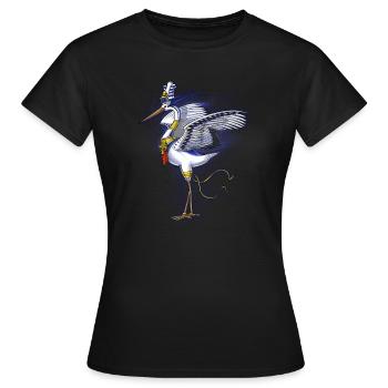 Ägyptische Mythologie Gottheit Benny - Frauen T-Shirt - Schwarz - Vorne - AI Model Female 172 dark (172cm)