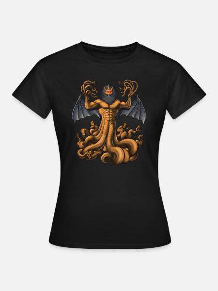 Greek Mythology Deity Typhon - Women's T-Shirt - black
