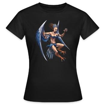 Griechische Mythologie Gottheit Harpyie - Frauen T-Shirt - Schwarz - Vorne - AI Model Female 172 dark (172cm)