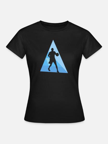 Basketball Rebound Hooping - Frauen T-Shirt - Schwarz