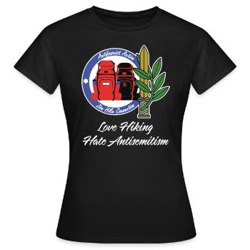 Zion Hike Connection - Frauen T-Shirt - Schwarz - Vorne - AI Model Female 172 dark (172cm)