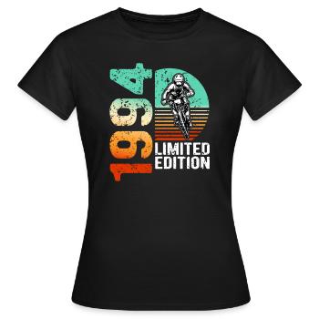 1994 Édition limitée VTT Bike Bike Bike - T-shirt Femme - noir - Devant - AI Model Female 172 dark (172cm)