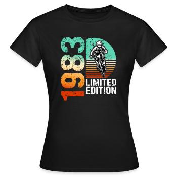 1983 Édition limitée VTT Bike Bike Bike - T-shirt Femme - noir - Devant - AI Model Female 172 dark (172cm)