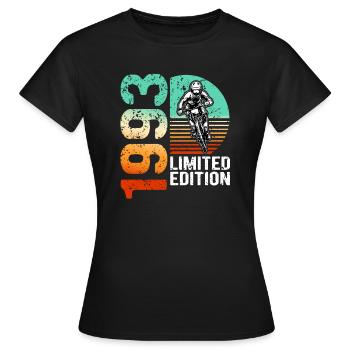 1993 Édition limitée VTT Bike Bike Bike - T-shirt Femme - noir - Devant - AI Model Female 172 dark (172cm)